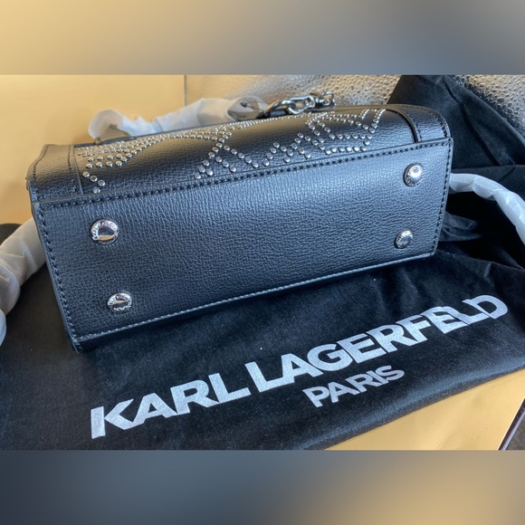 Karl Lagerfeld Paris Studded Small tote/ Crossbody - Picture 13 of 15